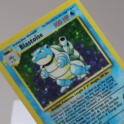 Pokemon TCG - Blastoise 2/102 Base Set Holo Rare WOTC 1999 - MP - Image 1