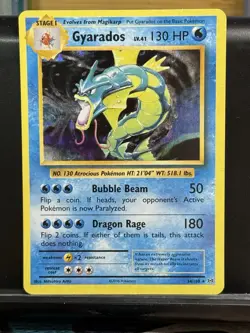 Pokemon TCG Gyarados Holo Rare 34/108 XY Evolutions - Image 1