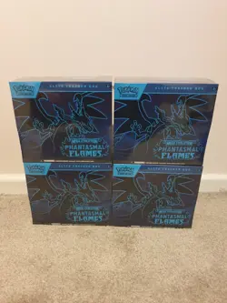 4x Pokemon Phantasmal Flames - Elite Trainer Box ETB - New and Sealed - Image 1