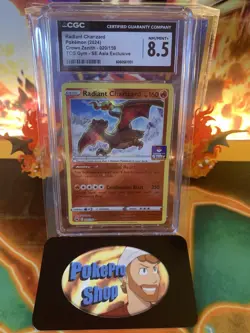 2024 Pokemon Radiant Charizard TCG Gym Promo Southeast Asia Exclusive - CGC 8.5 - Image 1