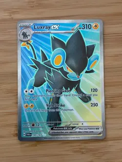 Luxray ex 195/167 Twilight Masquerade Ultra Rare Full Art Holo Pokemon TCG NM - Image 1