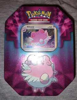 Pokemon 2019 Strong Bond Tin "Blissey" TCG New/Sealed - Image 1