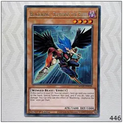 Blackwing - Zephyros the Elite - MAZE-EN039 - Rare 1st Edition Yugioh - Image 1