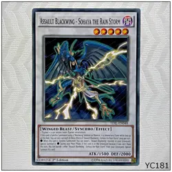 Assault Blackwing - Sohaya the Rain Storm - TDIL-EN048 Common 1st Yugioh - Image 1