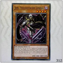 Jain, Twilightsworn General - COTD-EN024 - Common 1st Edition Yugioh - Image 1