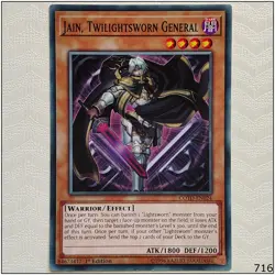 Jain, Twilightsworn General - COTD-EN024 - Common 1st Edition Yugioh - Image 1