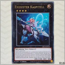 Exosister Kaspitell - GRCR-EN018 - Rare 1st Edition Yugioh - Image 1
