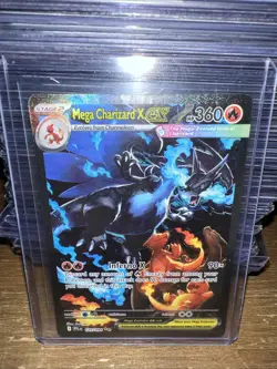 Mega Charizard x Ex 125/094 SR Full Art Pokemon Card English Mint Condition - Image 1