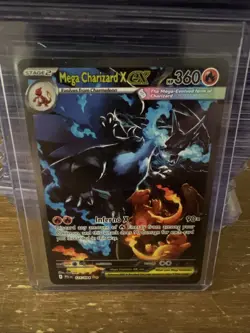 Mega Charizard x Ex 125/094 SR Full Art Pokemon Card English Mint Condition - Image 4