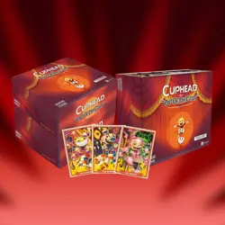 Cuphead Out Of The Cards Box 20 buste Promo card Included - Image 2