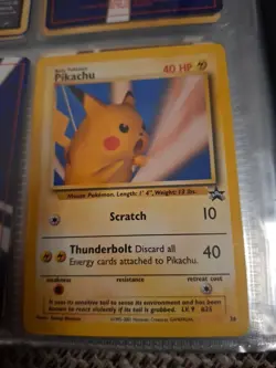 2001 Black Star Promo Pokemon League Card Pikachu 26 - Near Mint/Mint! - Image 1