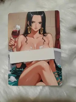 Boa Hancock - One Piece Goddess Anime Double Sided Waifu Trading Card PEEKA BOO - Image 2