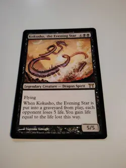 Kokusho, the Evening Star - Light Play MTG Champions of Kamigawa 122/306 - Image 1