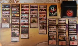 Magic the Gathering - Mono Red Creatures Starter/Casual Deck + Box+Life Counter - Image 1