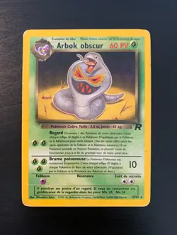 Carte Pokemon : Arbok Obscur 19/82 Team Rocket Wizards Francaise - Image 1