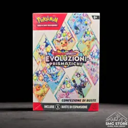 Pokemon Evoluzioni Prismatiche Bundle Box 6 Buste Mini Display ITA Sigillato - Image 1
