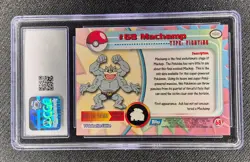 1999 Topps Pokemon Series 1 First Print Machamp #68 CGC 8.5 - Image 2