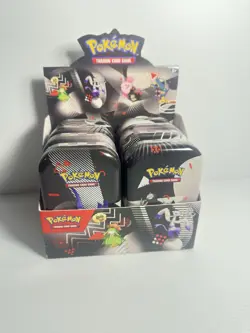Pokemon Black Bolt & White Flare Unova Mini Tin Display (No Booster Packs) - Image 1