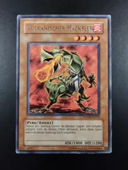 YUGIOH 2007 | VOLCANIC SLICER | FOTB-DE012 | GERMAN | RARE | VERY GOOD (MP) - Image 1