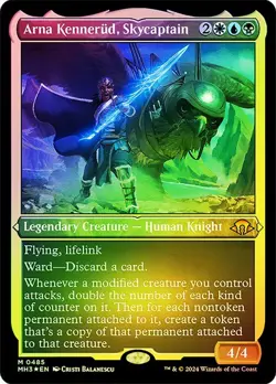 Arna Kennerud, Skycaptain Foil Etched Modern Horizons 3 NM MTG - Image 1