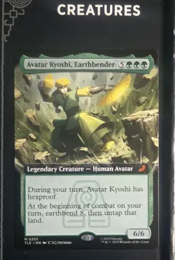 MTG - Avatar Kyoshi, Earthbender - Extended Art - Avatar, The Last Airbender - Image 1