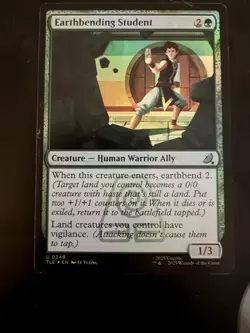 Earthbending Student Foil 0249 Avatar MTG (NM-M) TLE Only From CCB - Image 1