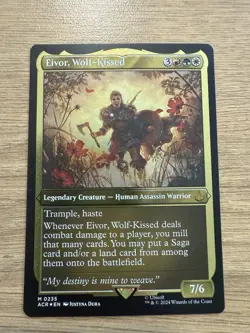 🇬🇧 MTG Assassin’s Creed - Eivor, Wolf-Kissed #235 Etched Foil Mythic Rare NM - Image 1