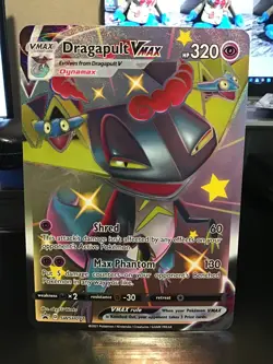 Dragapult VMAX SWSH097 Pokemon Black Star Promo Jumbo - Image 1