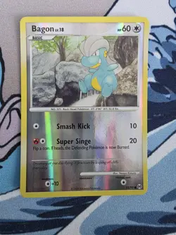 Pokemon TCG Bagon Arceus 52/99 Reverse Holo Common - Image 1