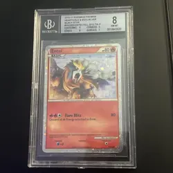 2010 Pokemon HGSS Black Star Promos Entei Holo #HGSS20 BGS 8 - Image 2