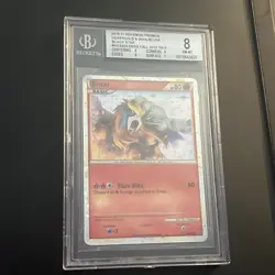 2010 Pokemon HGSS Black Star Promos Entei Holo #HGSS20 BGS 8 - Image 3