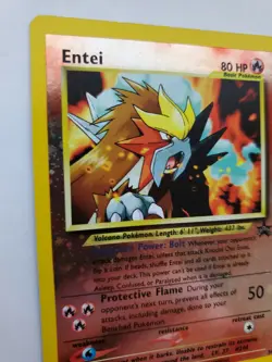 Entei Promo Holo Pokemon Base Jungle Fossil WOTC - Image 3