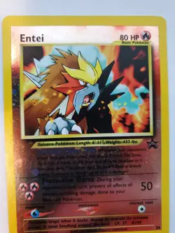 Entei Promo Holo Pokemon Base Jungle Fossil WOTC - Image 4