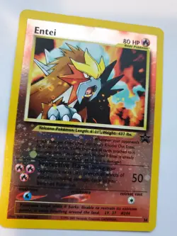 Entei Promo Holo Pokemon Base Jungle Fossil WOTC - Image 5
