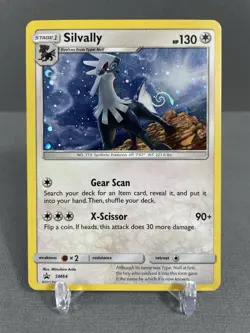 HD Fart Swirl Mew Tail - Silvally SM64 Pokemon TCG Sun & Moon Cosmos NM/LP - Image 1
