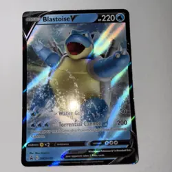 Blastoise V SWSH101 Black Star Promo Pokemon Sword & Shield Ultra Rare NM - Image 1