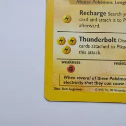 Pokemon TCG Pikachu Black Star Promo WB First Movie Stamp - Image 5