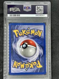 1999 POKEMON BASE SET UNLIMITED #14 RAICHU-HOLO PSA 7 - Image 2
