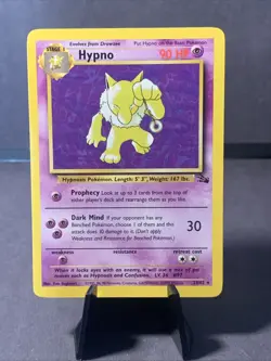 Pokemon TCG Hypno #23/62 Fossil Set Unlimited Non Holo Rare VTG WOTC 1999 LP - Image 1