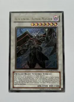 Blackwing Armor Master (UTR) Ultra Rare UNL Edition CRMS-EN041 NMINT - Image 1