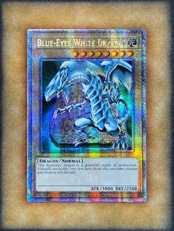 Yugioh Blue-Eyes White Dragon LC01-EN004 Quarter Century Secret Limited Ed NM - Image 1