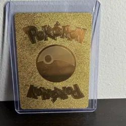 Morpiko VMAX Gold Metal Custom Card - Pokemon Replica Collectible Display - Image 2