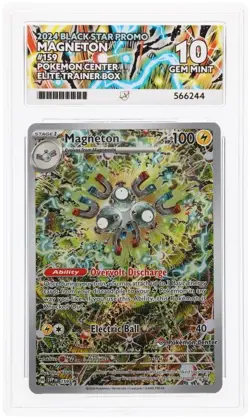 Magneton SVP 159 Pokemon Center ACE 10 ETB Stamped Promo Pokemon Card - Image 1