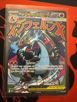 Mega Charizard x Ex 23 Promo Pokemon Card Near Mint Condition - Image 1