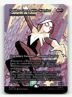 Spider-Gwen, Web-Warrior - Najeela, the Blade-Blossom (Borderless) 24 M Marvel U - Image 1