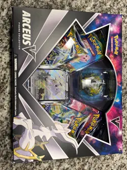 Pokemon TCG Arceus V Figure Collection Box Factory Sealed - Image 1