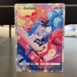 Fan Art Pokemon TCG Pocket Gothita Holo Illustration Rare | Mega Rising - Image 1