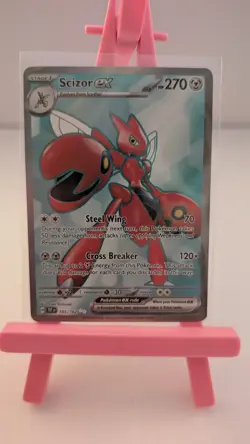 195/162 Scizor EX Full Art Temporal Forces Pokemon - Image 1