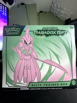 Pokemon TCG Scarlet & Violet PARADOX RIFT Elite Trainer Box IRON VALIANT * NEW - Image 1