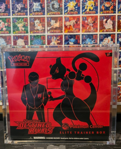 Destined Rivals - Pokemon Center Stamped ETB - w/ Acrylic Case - Image 1